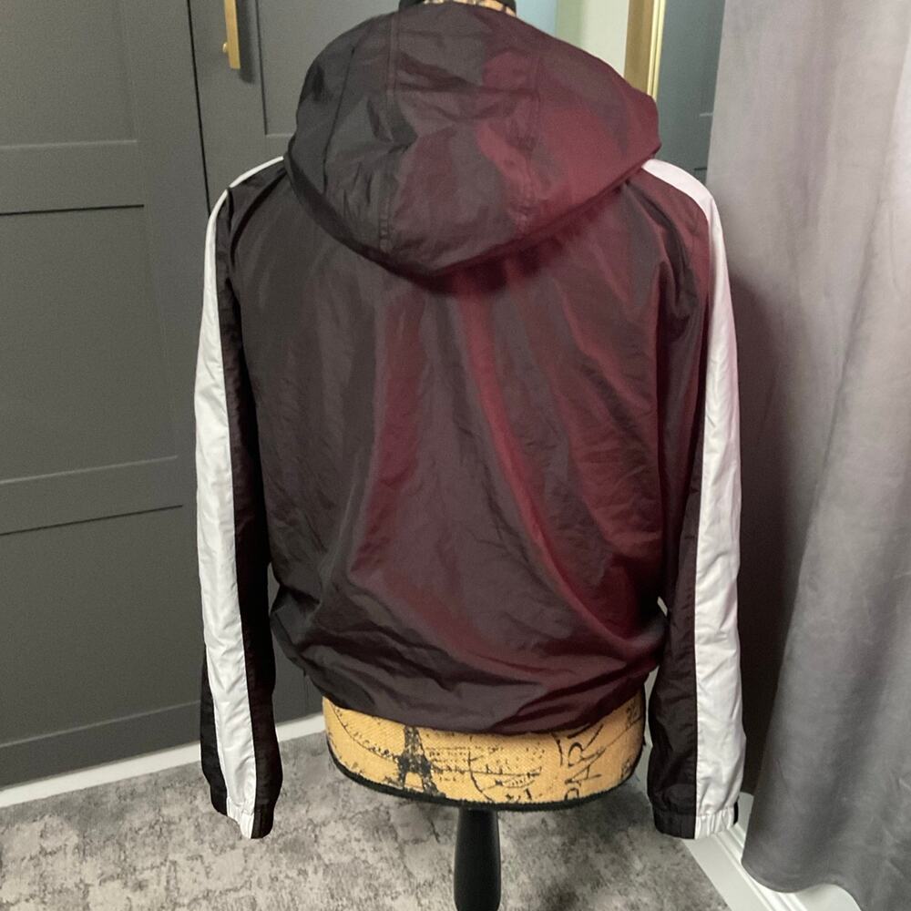 Hollister size, large, black, and white windbreaker jacket - Picture 3 of 4